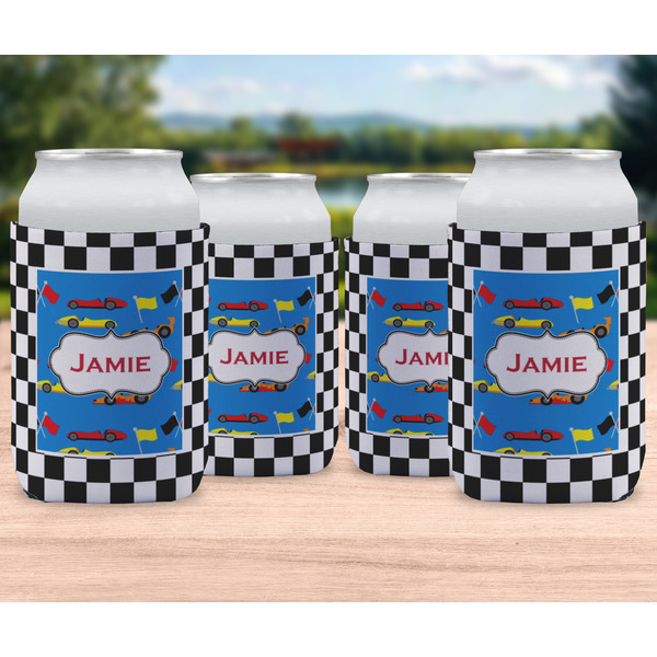 Checkers & Racecars Can Sleeve - LIFESTYLE