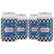 Checkers & Racecars Can Cooler (12 oz) - Set of 4 w/ Name or Text