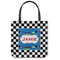 Checkers & Racecars Canvas Tote Bag (Personalized)