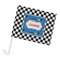 Checkers & Racecars Car Flag - Large - PARENT MAIN