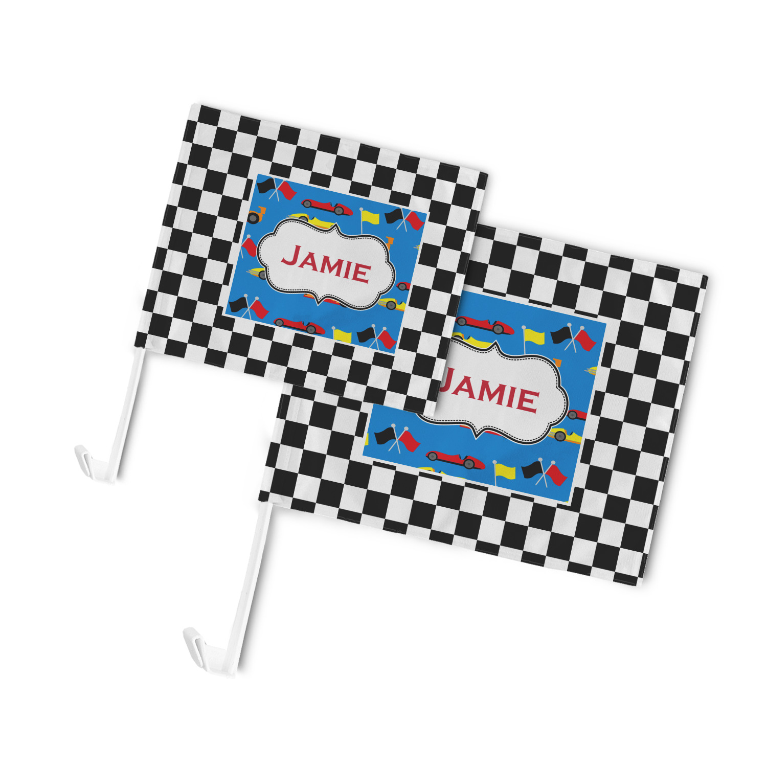 custom-checkers-racecars-car-flag-personalized-youcustomizeit