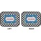 Checkers & Racecars Car Floor Mats (Back Seat) (Approval)