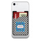 Checkers & Racecars 2-in-1 Cell Phone Credit Card Holder & Screen Cleaner (Personalized)