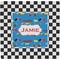 Checkers & Racecars Ceramic Tile Hot Pad (Personalized)