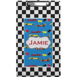 Checkers & Racecars Clipboard (Legal Size) (Personalized)