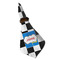 Checkers & Racecars Cloth Napkins - Personalized Dinner (Folded in Ring) (MAIN)