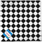 Checkers & Racecars Cloth Napkins - Personalized Dinner (Full Open)