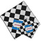 Checkers & Racecars Cloth Napkins - Personalized Lunch & Dinner (PARENT MAIN)
