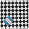 Checkers & Racecars Cloth Napkins - Personalized Lunch (Single Full Open)
