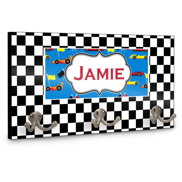 Checkers & Racecars Coat Hanger Main