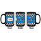 Checkers & Racecars Coffee Mug - 15 oz - Black APPROVAL