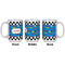 Checkers & Racecars Coffee Mug - 15 oz - White APPROVAL