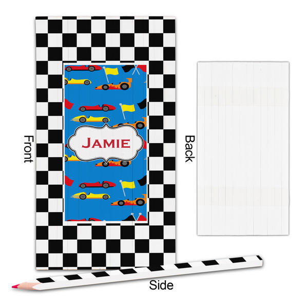 Checkers & Racecars Colored Pencils - Approval