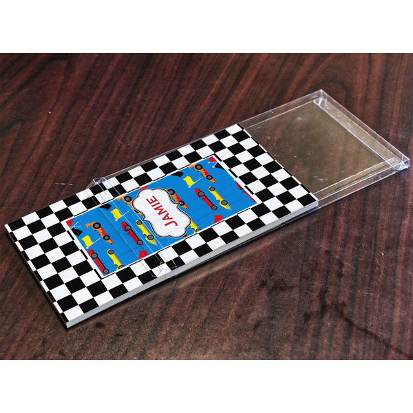 Checkers & Racecars Colored Pencils - In Package