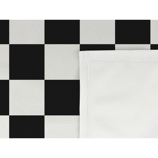 Checkers & Racecars Cooling Towel- Detail