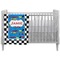 Checkers & Racecars Crib Comforter / Quilt (Personalized)