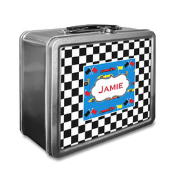 Checkers & Racecars Lunch Box (Personalized)