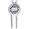 Checkers & Racecars Golf Divot Tool & Ball Marker (Personalized)