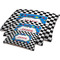 Checkers & Racecars Dog Beds - MAIN (sm, med, lrg)