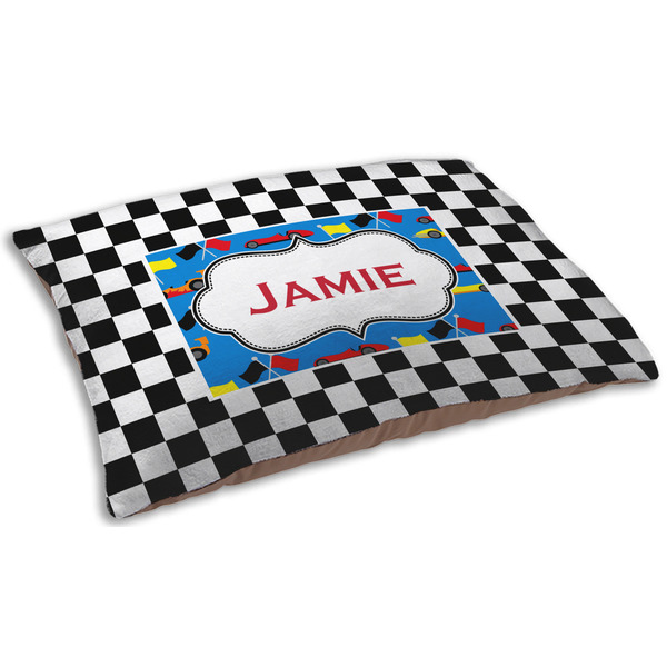 Checkers & Racecars Dog Beds - SMALL