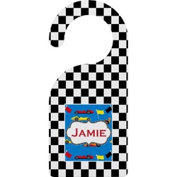 Checkers & Racecars Door Hanger (Personalized)