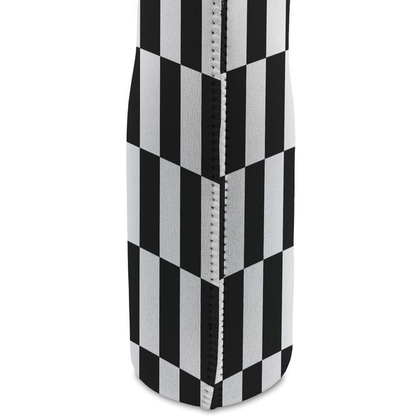 Checkers & Racecars Double Wine Tote - DETAIL 2 (new)