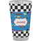 Checkers & Racecars Pint Glass - Full Color (Personalized)