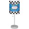 Checkers & Racecars Drum Lampshade with base included