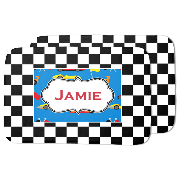 Checkers & Racecars Drying Dish Mat - MAIN