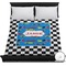 Checkers & Racecars Duvet Cover - Full / Queen (Personalized)