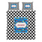 Checkers & Racecars Duvet cover Set - Queen - Alt Approval