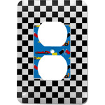Checkers & Racecars Electric Outlet Plate