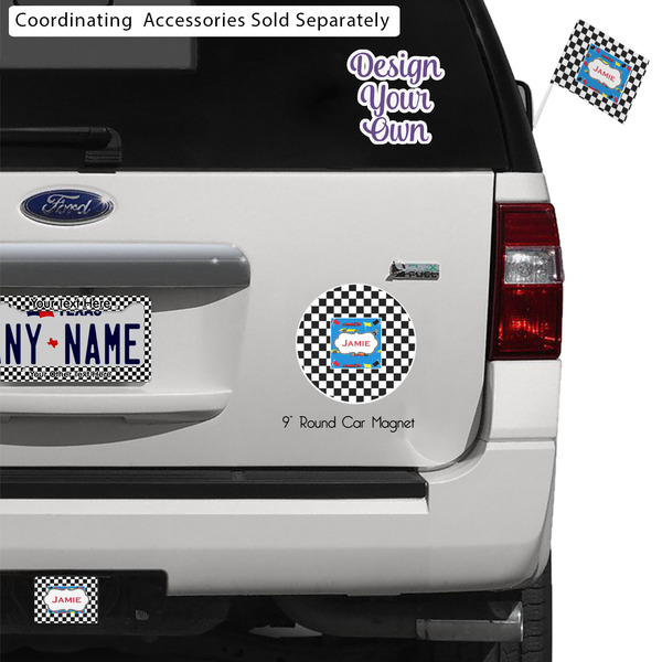 Checkers & Racecars Exterior Car Accessories