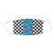Checkers & Racecars Fabric Face Mask