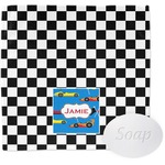 Checkers & Racecars Washcloth (Personalized)