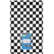 Checkers & Racecars Finger Tip Towel - Full View