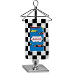 Checkers & Racecars Finger Tip Towel - Full Print (Personalized)