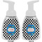 Checkers & Racecars Foam Soap Bottle Approval - White