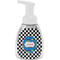 Checkers & Racecars Foam Soap Bottle - White