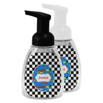 Checkers & Racecars Foam Soap Bottle (Personalized)