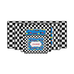 Checkers & Racecars Gaming Mouse Pad (Personalized)