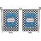 Checkers & Racecars Garden Flag - Double Sided Front and Back