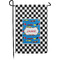Checkers & Racecars Garden Flag & Garden Pole