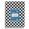 Checkers & Racecars Garden Flags - Large - Double Sided - BACK