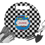 Checkers & Racecars Gardening Knee Cushion (Personalized)