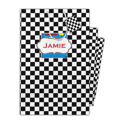 Checkers & Racecars Gift Bag (Personalized)
