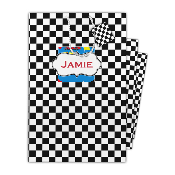 Checkers & Racecars Gift Bags - Parent/Main