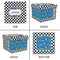 Checkers & Racecars Gift Boxes with Lid - Canvas Wrapped - XX-Large - Approval