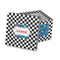 Checkers & Racecars Gift Box with Lid - Canvas Wrapped (Personalized)