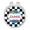 Checkers & Racecars Golf Ball Hat Marker Hat Clip